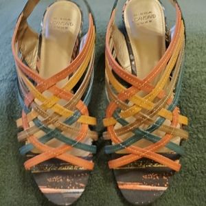 Circa Joan & David Luxe Wedge Sandals